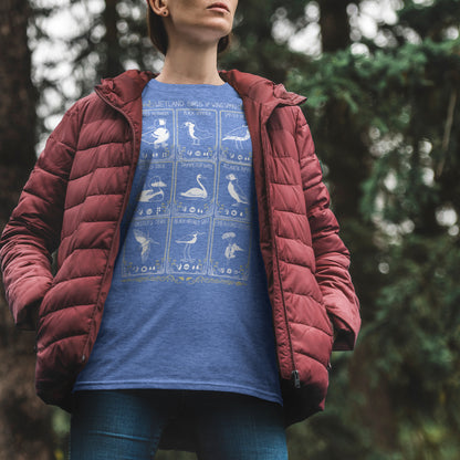 PRE-ORDER CLOSED: Wingspan Board Game T-Shirt - 'Wetland Birds of Wingspan' - Limited Collector's Edition