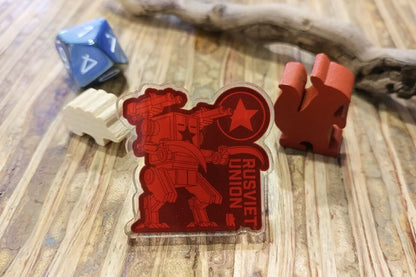 Scythe - Rusviet Union - 1.25" Acrylic Pin